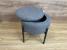 Taburet pentru copii, rotund, spatiu depozitare, 31x28cm, maxim 50kg, gri Household NewTrend