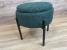 Taburet pentru copii, rotund, spatiu depozitare, 31x28cm, maxim 50kg, verde Household NewTrend