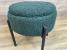 Taburet pentru copii, rotund, spatiu depozitare, 31x28cm, maxim 50kg, verde Household NewTrend