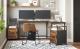 VASAGLE Dulap mobil tip rollbox pentru birouri, cu 2 sertare, stil industrial, 44x42x67cm, maro rustic Household NewTrend