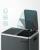 SONGMICS Cos de gunoi din inox cu 2 compartimente colectare selectiva, cu galeti interioare, 2x15litri, gri Household NewTrend