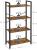 VASAGLE Biblioteca cu 4 etaje din lemn, cadru otel, stil industrial, 66x30x120cm, maro rustic Household NewTrend