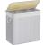 SONGMICS Cos de rufe din bambus, pliabil, cu captuseala detasabila lavabila, 3 compartimente, 150L, 60x40x62cm, gri Household NewTrend