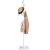 VASAGLE Cuier pentru haine, din lemn masiv, tip pom, cu 8 carlige, baza patrata, 175cm, alb Household NewTrend