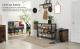 VASAGLE Raft pentru pantofi cu 3 polite, 100x30x72cm, otel, stil industrial, maro rustic si negru Household NewTrend