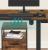 SONGMICS Birou cu reglaj electric pe inaltime, memorie cu 4 inaltimi, 60x140x(72-120)cm, maro rustic Household NewTrend