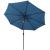Umbrela terasa gradina, cu manivela si inclinare, diametru 300cm, Albastru Household NewTrend