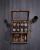 SONGMICS Cutie de ceasuri din lemn masiv, 8 compartimente si sertar bijuterii, 19x27x13cm, nuc rustic Household NewTrend