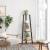 VASAGLE Raft de colt cu 4 etaje, tip biblioteca, cadru metal si polite lemn, industrial, 34x34x125cm, maro rustic Household NewTrend