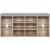 VASAGLE Banca pentru hol cu suport pentru pantofi, 10 compartimente, cu perna, 104x48x30cm, stejar Household NewTrend