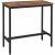 VASAGLE Masa de bar inalta, cadru metalic, design industrial, 100x40x90cm, maro rustic Household NewTrend