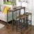 VASAGLE Masa de bar inalta, cadru metalic, design industrial, 100x40x90cm, maro rustic Household NewTrend