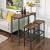 VASAGLE Masa de bar inalta, cadru metalic, design industrial, 100x40x90cm, maro rustic Household NewTrend