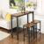 VASAGLE Masa de bar inalta, cadru metalic, design industrial, 120x40x100cm, maro rustic Household NewTrend