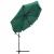 Umbrela de gradina cu brat lateral banana, cu husa, 300cm, verde Household NewTrend