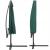 Umbrela de gradina cu brat lateral banana, cu husa, 300cm, verde Household NewTrend