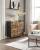 SONGMICS Comoda cu cadru metalic si 7 sertare din textil, stil industrial, 98x29x85cm, maro rustic si negru Household NewTrend