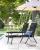 SONGMICS Sezlong pliabil, cu saltea groasa si tetiera, spatar reglabil, maxim 150kg, 183x60x39cm, negru Household NewTrend