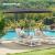 SONGMICS Umbrela de gradina dubla, cu manivela, 460 x 270 cm, gri Household NewTrend