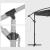 SONGMICS Umbrela de gradina cu brat lateral banana, 300cm, gri Household NewTrend