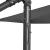 SONGMICS Umbrela de gradina cu brat lateral banana, 300cm, cu iluminare LED solara, gri Household NewTrend