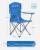SONGMICS Set 2 scaune pliabile de camping sau pescuit, suport pahar, maxim 150kg, albastru Household NewTrend