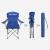 SONGMICS Set 2 scaune pliabile de camping sau pescuit, suport pahar, maxim 150kg, albastru Household NewTrend