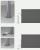 SONGMICS Paravan lateral pentru intimitate, extensibil, sistem fixare inclus, 160x400cm, gri Household NewTrend
