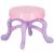 Masa toaleta pentru copii, cu taburet, 19 accesorii joaca, din plastic, 37x20x60 cm, roz Household NewTrend