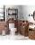 VASAGLE Raft de depozitare pentru baie, suprapunere peste masina spalat sau vas WC, 25x63x165 cm, maro Household NewTrend