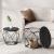 VASAGLE Set de 2 mese de cafea, stil industrial, 50x40cm si 40x36cm, negru Household NewTrend