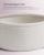 VASAGLE Masuta de cafea rotunda cu cos de stofa, stil modern, 45x50cm, roz cu bej Household NewTrend