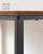 VASAGLE Birou cu 2 rafturi pe stanga sau dreapta, cadru din otel, 50x100x75cm, industrial, maro rustic si negru Household NewTrend