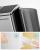 SONGMICS Cos de gunoi din inox cu 2 compartimente colectare selectiva, cu galeti interioare, 2x15litri, argintiu si negru Household NewTrend
