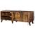 VASAGLE Comoda pentru TV, cu 2 usi si 2 rafturi deschise, 40x140x50cm, maro rustic Household NewTrend
