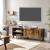 VASAGLE Comoda pentru TV, cu 2 usi si 2 rafturi deschise, 40x140x50cm, maro rustic Household NewTrend