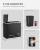 SONGMICS Cos de gunoi din inox cu 3 compartimente colectare selectiva, cu galeti interioare, 3x18litri, negru Household NewTrend