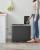 SONGMICS Cos de gunoi din inox cu 3 compartimente colectare selectiva, cu galeti interioare, 3x18litri, negru Household NewTrend