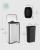 SONGMICS Cos de gunoi din otel cu pedala, galeata interioara plastic, capac inchidere lenta, 30L, 35x30x63cm, argintiu Household NewTrend