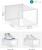 SONGMICS Cutii de pantofi, set de 12 organizatoare stivuibile, structura rezistenta ABS, 35x25x19cm, transparent Household NewTrend