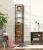VASAGLE Dulap de depozitare in stil turn, 5 rafturi, compartiment cu usa, 37x30x167cm, maro rustic Household NewTrend