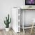 SONGMICS Dulap de depozitare pe roti, pentru bucatarie sau baie, din plastic, cu 4 nivele, 45x17x84cm, alb Household NewTrend