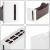 SONGMICS Dulap de depozitare pe roti, pentru bucatarie sau baie, din plastic, cu 4 nivele, 45x17x84cm, alb Household NewTrend