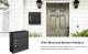 SONGMICS Cutie postala de exterior, pentru gard sau perete, din otel zincat, cu incuietoare, 37x11x37cm, negru Household NewTrend
