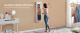 SONGMICS Dulap de bijuterii cu oglinda, montare pe perete, incuietoare, 37x10x120cm, alb Household NewTrend