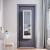 SONGMICS Dulap de bijuterii cu oglinda, montare pe perete, incuietoare, 37x10x120cm, alb Household NewTrend
