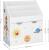 SONGMICS Organizator de jucarii si carti pentru copii, multifunctional, cutie detasabila cu roti, 63x30x70cm, alb Household NewTrend