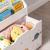 SONGMICS Organizator de jucarii si carti pentru copii, multifunctional, cutie detasabila cu roti, 63x30x70cm, alb Household NewTrend