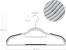 SONGMICS Set de 30 de umerase pentru haine, anti-alunecare, bara de cravata si carlig pivotant, 42cm, gri Household NewTrend