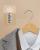SONGMICS Set de 10 umerase din lemn, cu bara anti-alunecare pentru pantaloni, carlig pivotant la 360°, 45cm, natur Household NewTrend